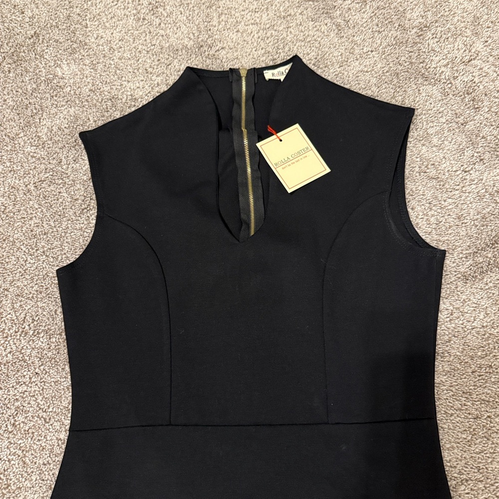 Rolla Coster Black Midi Dress - Picture 2 of 2